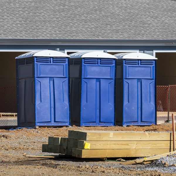 how do i determine the correct number of portable toilets necessary for my event in Frontenac